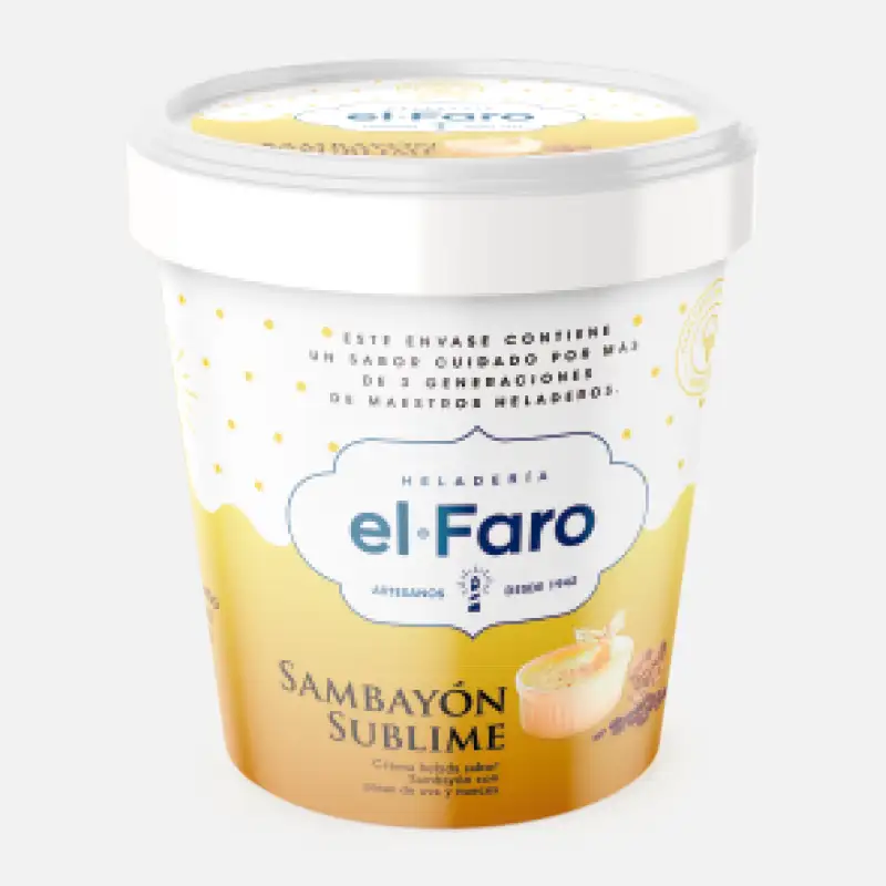 helado 1100ml sambayón sublime El Faro