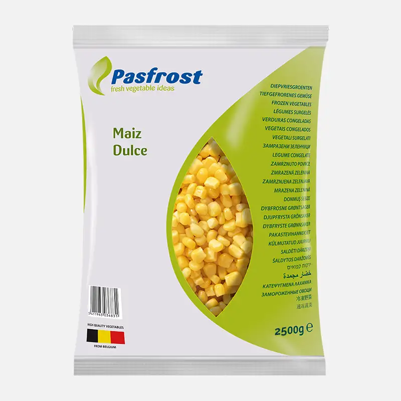 maíz dulce 2,5kg Pasfrost